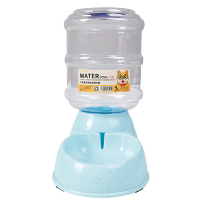 Dog Automatic Feeders Plastic Water Bottle Cat Bowl.