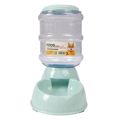 Dog Automatic Feeders Plastic Water Bottle Cat Bowl.