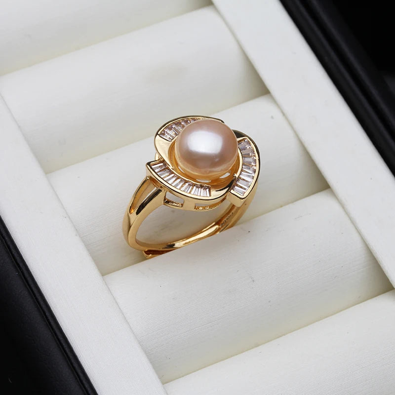 2023 Freshwater Pearl Rings for Women.