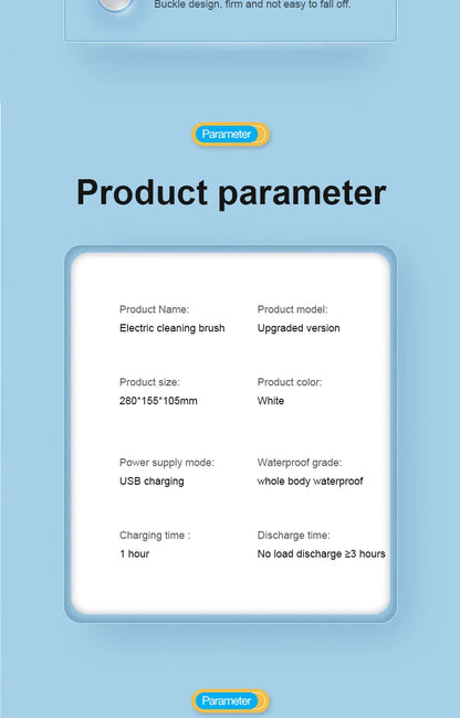 Electric Cleaning Brush Charging Multifunctional.