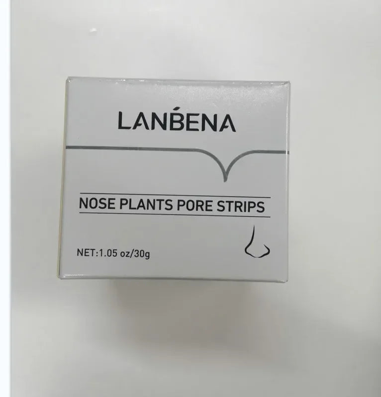 LANBENA Blackhead Remover Cream Paper Plant Pore Strips Nose Acne Cleansing Black Dots Peel Off Mud Mask Treatments Skin Care