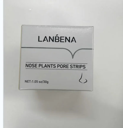 LANBENA Blackhead Remover Cream Paper Plant Pore Strips Nose Acne Cleansing Black Dots Peel Off Mud Mask Treatments Skin Care