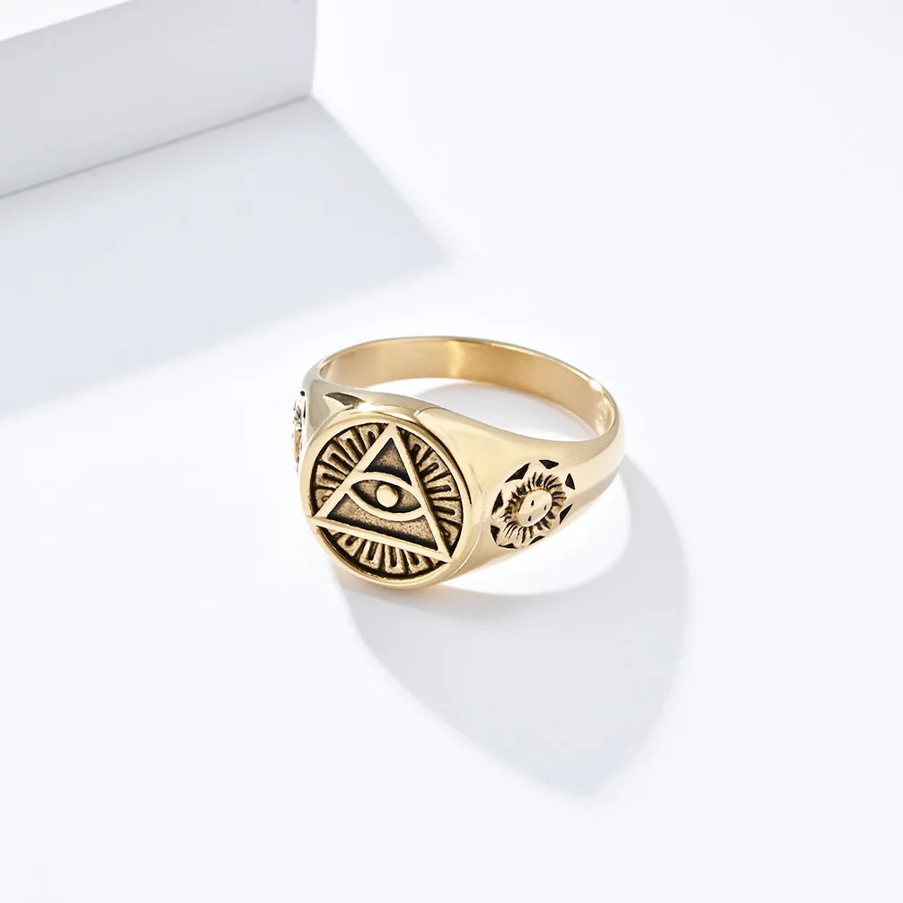 Ancient Egyptian Eye of Horus Ring Vintage.