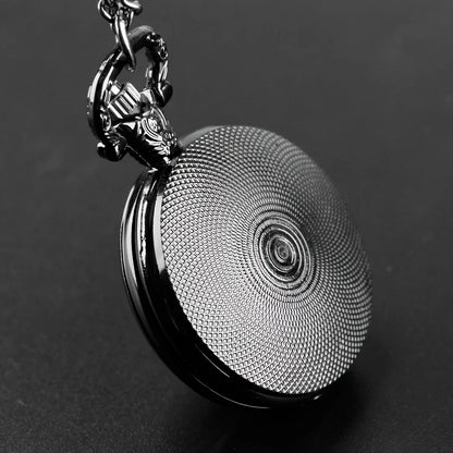 1pc Retro Dragon Quartz Pocket Watch.