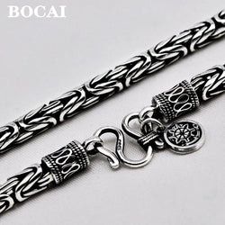 Silver Handcrafted Chain Fashionable Punk Style.