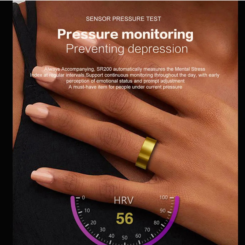 Smart Ring Heart Rate Blood Pressure.