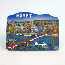 Handmade Resin Souvenirs Fridge Magnets, Egypt Tourism