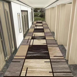 Nordic Style Living Room Area Rug Corridor Hallway Carpet Abstract Geometric Bedroom Rugs Kitchen Mat Crystal Velvet Doormat