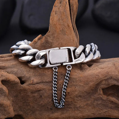 Silver Jewelry Fashion Personality unisex Bracelet.