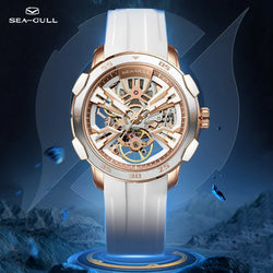 Seagull Men's Watch Mechanical White Skeleton