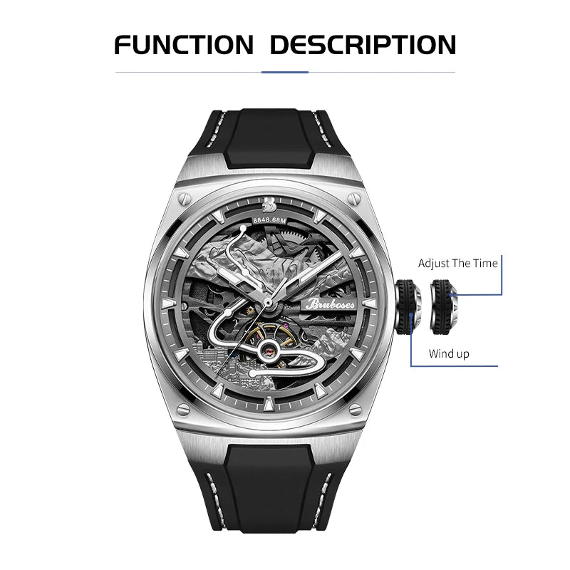 Mechanical Watch for Men Luminous Waterproof.