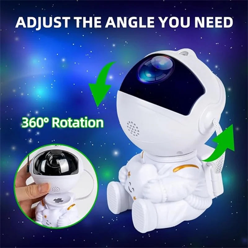 Transform Your Space with the Astronaut Galaxy Starry Sky Projector!