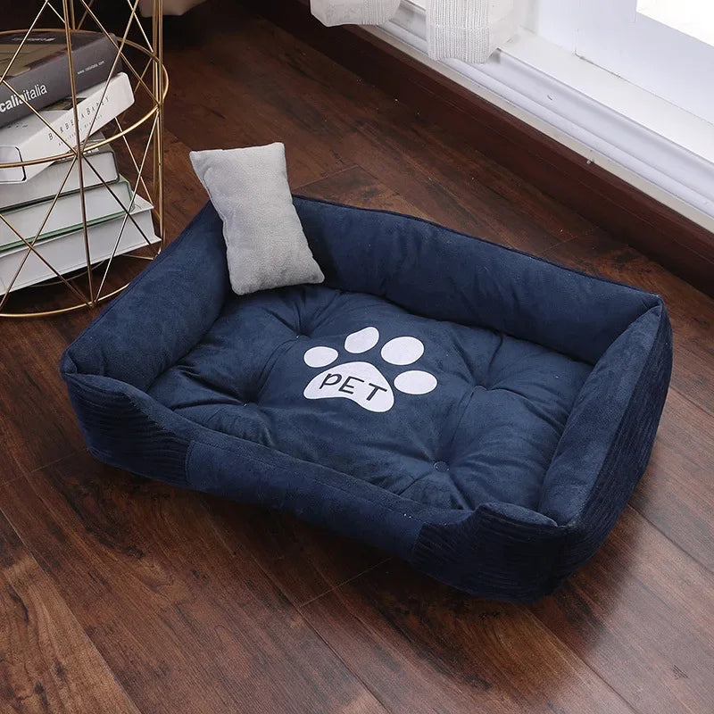 Warm Bone Pet Dogs Bed Washable House Cat Puppy Cotton Kennel Mat Soft Nest Dog Baskets Pet Products For Small Medium Large Dog 1