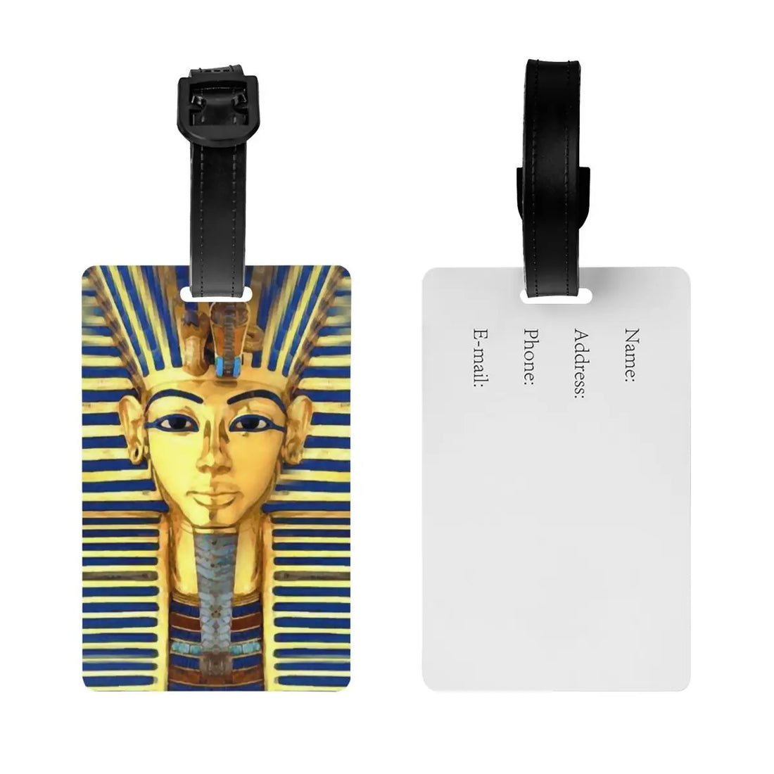 Pharaoh King Tut Gold Lapis Luggage for Suitcases.