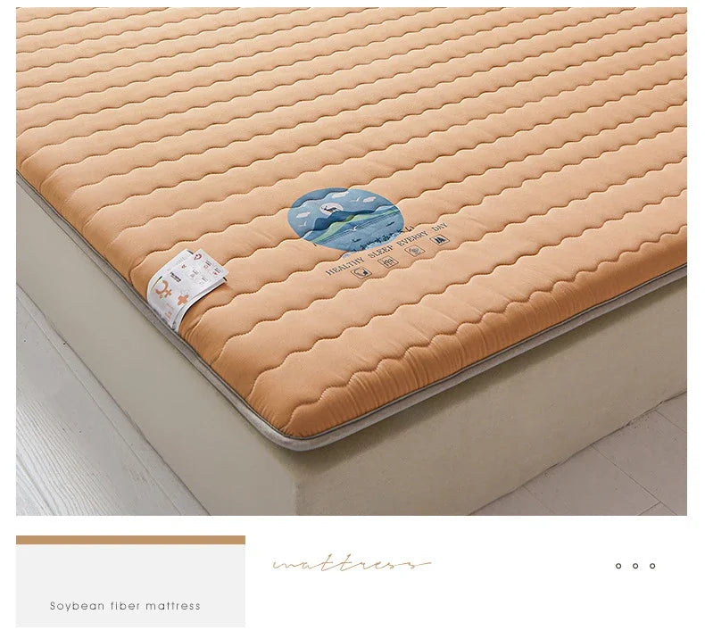 Knitted Skin-friendly Cotton Mattress Household Antibacterial and Mite-free Mattress Student Dormitory Thickened Sleeping Mat