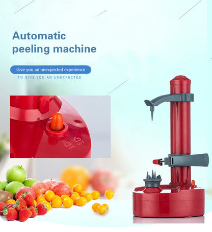 Automatic Fruit Vegetable Potato Peeler Electric Vegetable Fruit Tool Multi-functional Peeling Cutter Kitchen Gadget Accessories