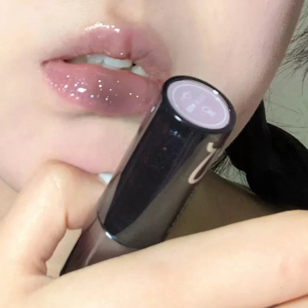 fine glitter glass lip gloss