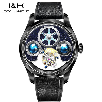 IDEAL KNIGHT 6805 Mechanical Watch for Men Automatic Movement Official Certification 100% Original High-end Man Hand Clock NEW