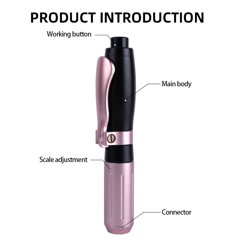 Lesen 2 in1 High Pressure Hyaluronic Acid Pen Hyaluronic Acid Pen Lip Filler 0.3ml&0.5ml Needle Free Nebuliser Wrinkle Removal