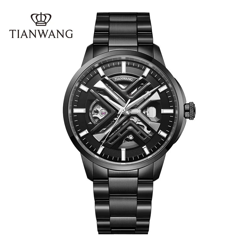 TIAN WANG Men's Watches For Skeleton Mechanical