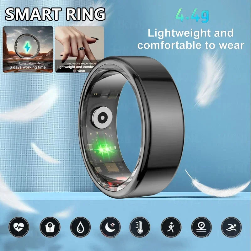 For HUAWEI XIAOMI Men Smart Ring Military Grade.