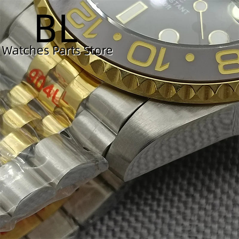 BLIGER 40mm Two-Tone Silver Gold Rotational.