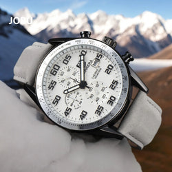 JOBU Hot Three-Eye Chronograph  Luxury Watches for Men.