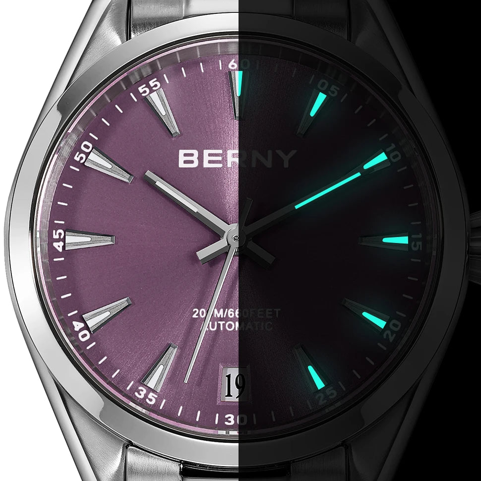 BERNY Automatic Women Dive Watch.