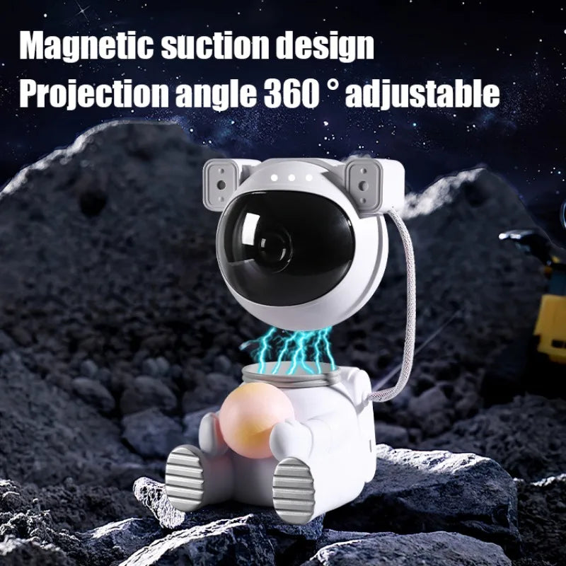 Transform Your Space with the Astronaut Star Galaxy Projector Lamp