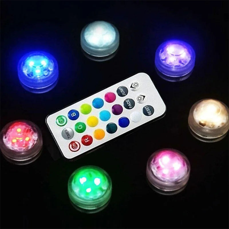 Wireless Intelligent Remote Control LED Night Iight IP67 Waterproof Home Atmosphere, Game Room, DIY Decoration, Long Service Lif