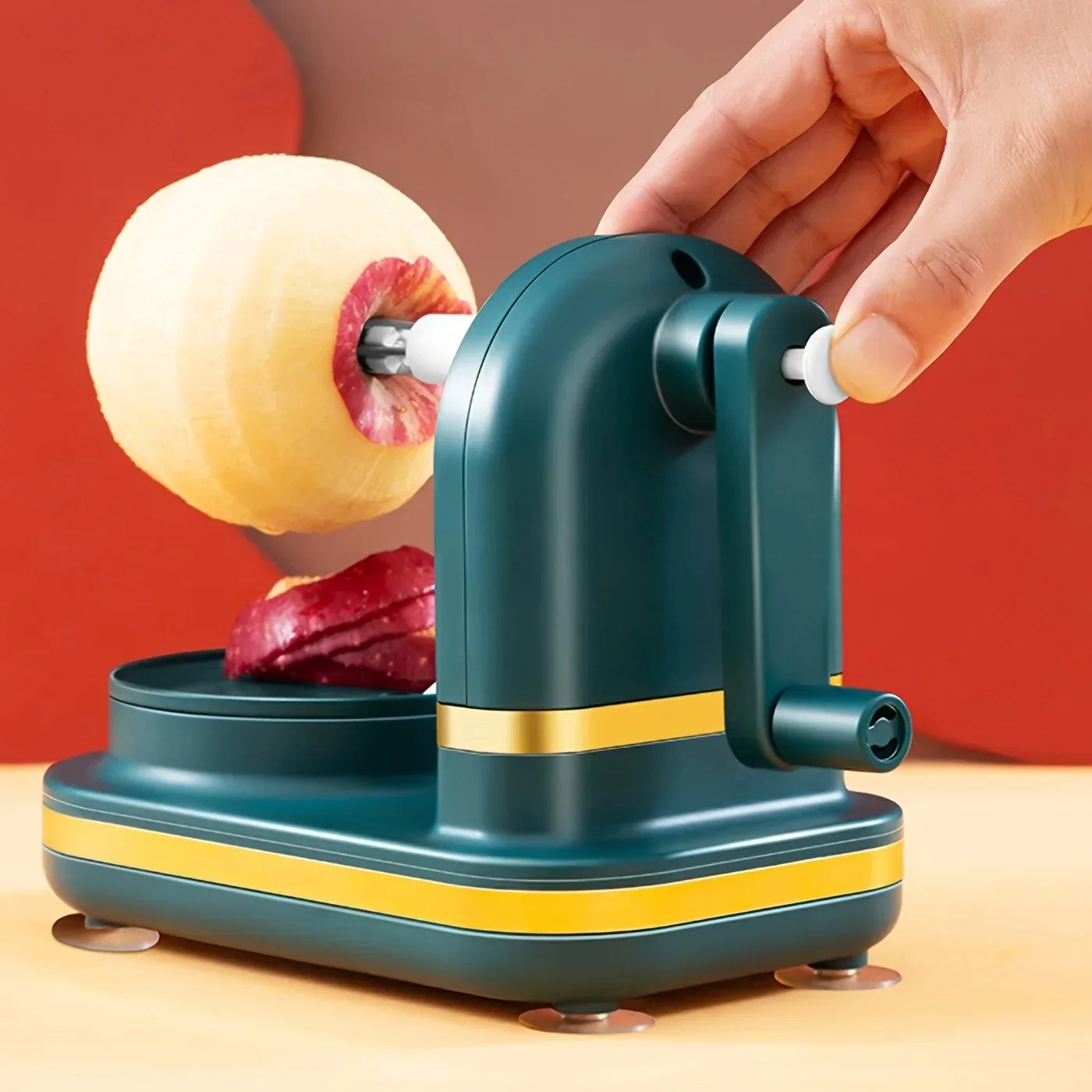 Household Hand-cranked Apple Peeler.