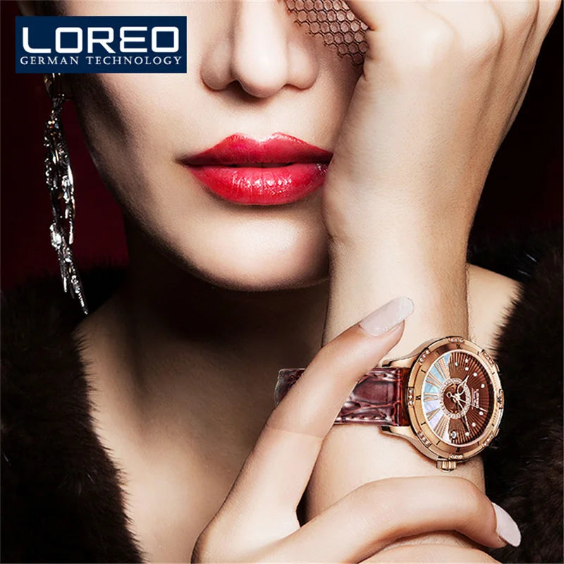 LOREO Ladies Small Watches Fashion Watch Seagull.