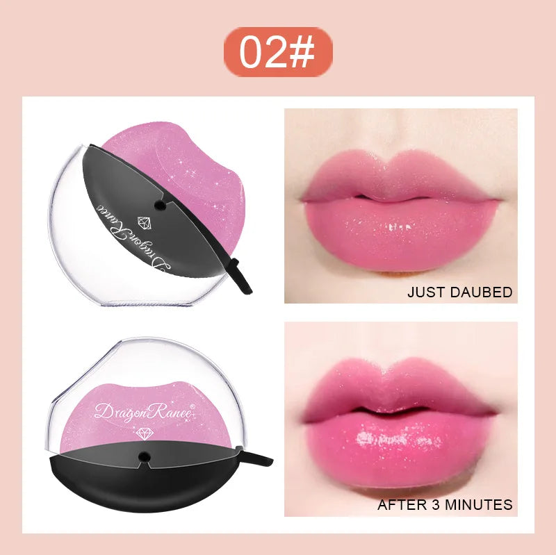 Lip-shaped Lipstick Makeup Temperature Color.