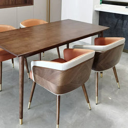 Modern Minimalist Dining Chair Luxury Wooden.