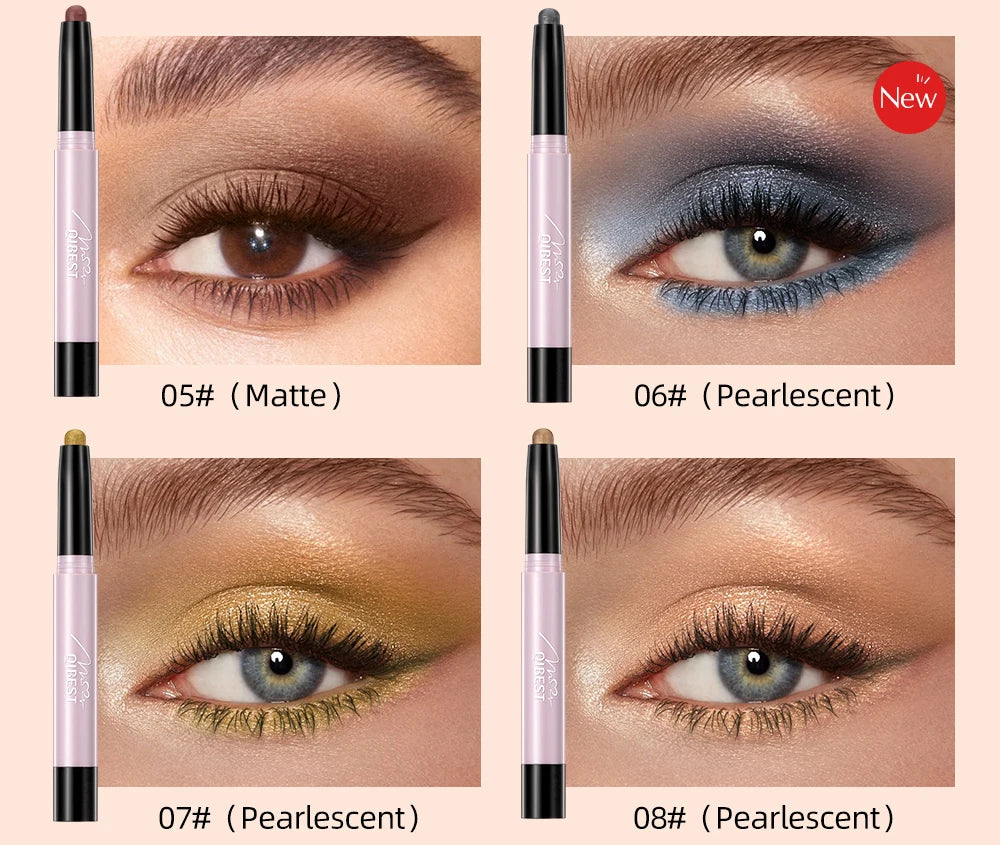 12 Colors Highlighter Eyeshadow Pencil Waterproof.