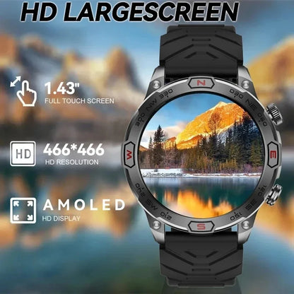 2024 New Outdoor Military GPS Smart Watch.