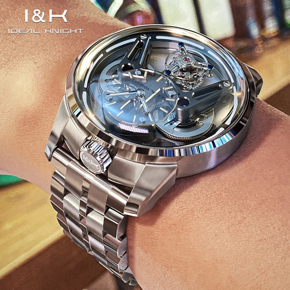 IDEAL KNIGHT Tourbillon Automatic Mechanical Watches for Men.