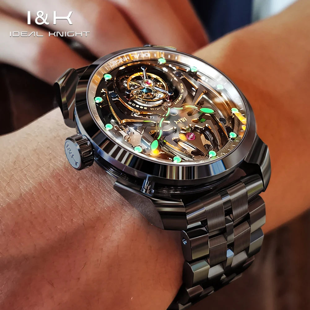 IDEAL KNIGHT Tourbillon Flywheel Watch for Men.