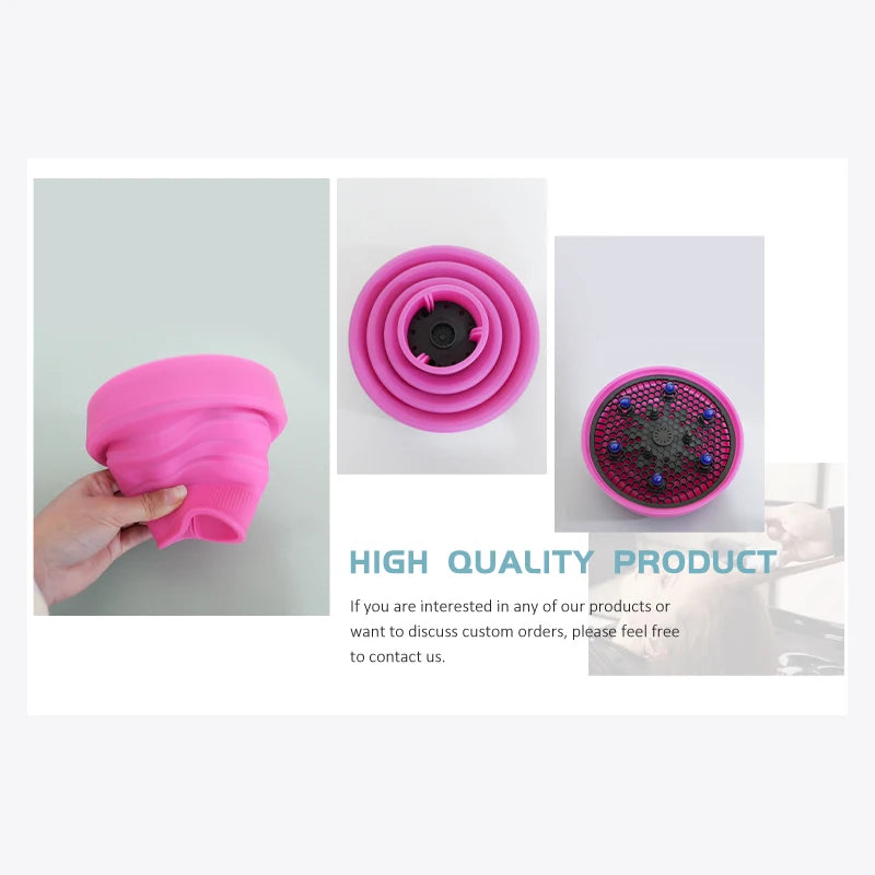 Foldable Hair Dryer Diffuser High Temperature.