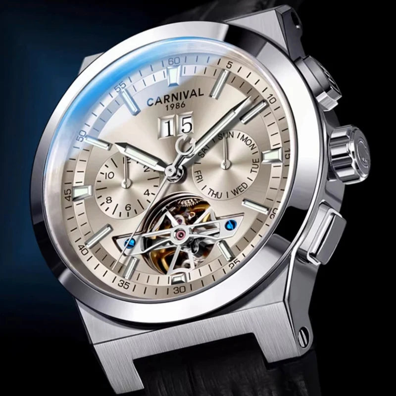 Carnival Brand New Fashion Mechanical Watch for Men