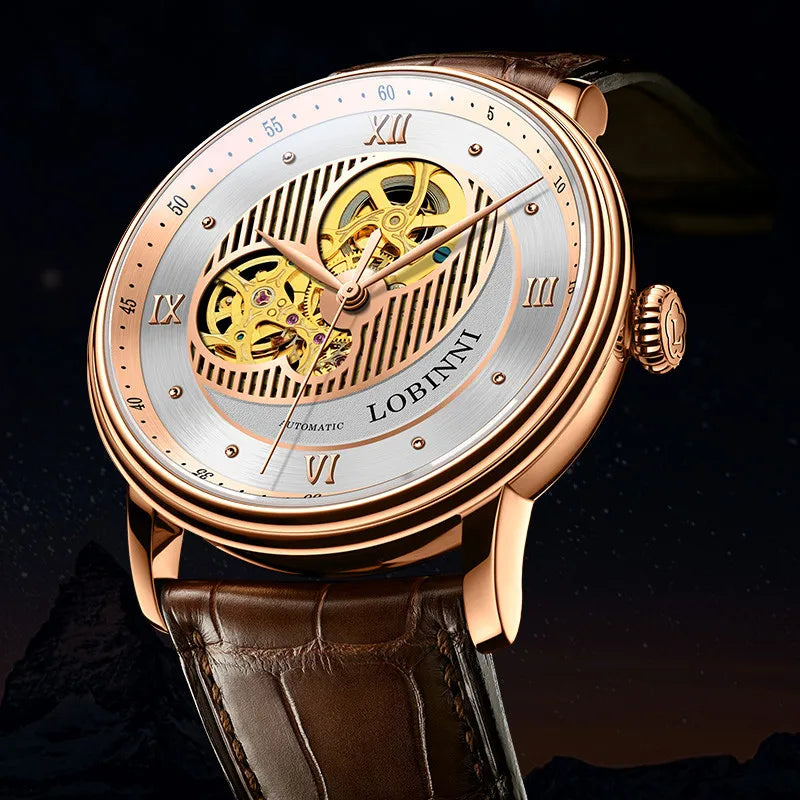 Switzerland LOBINNI Luxury Brand Shanghai Automatic.