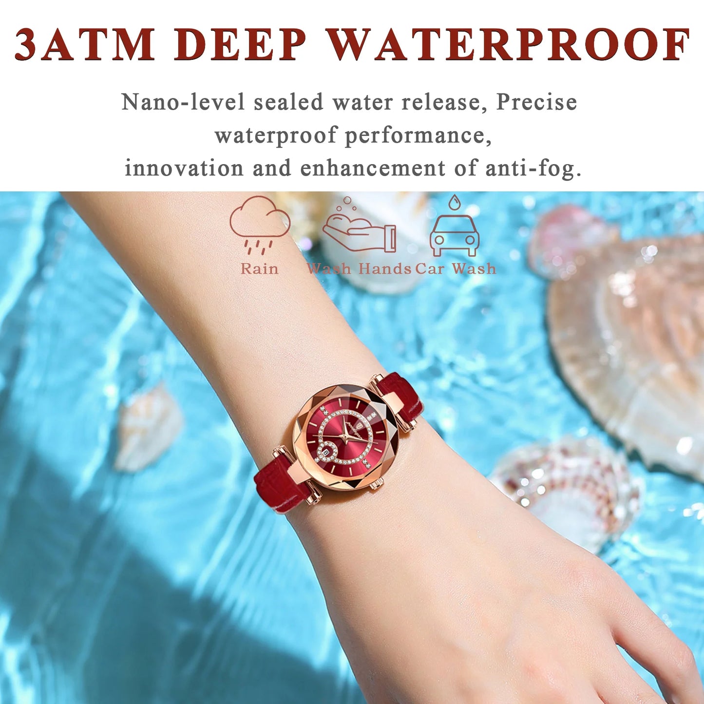 ROSE Luxury for Women Quartz Women's Watch