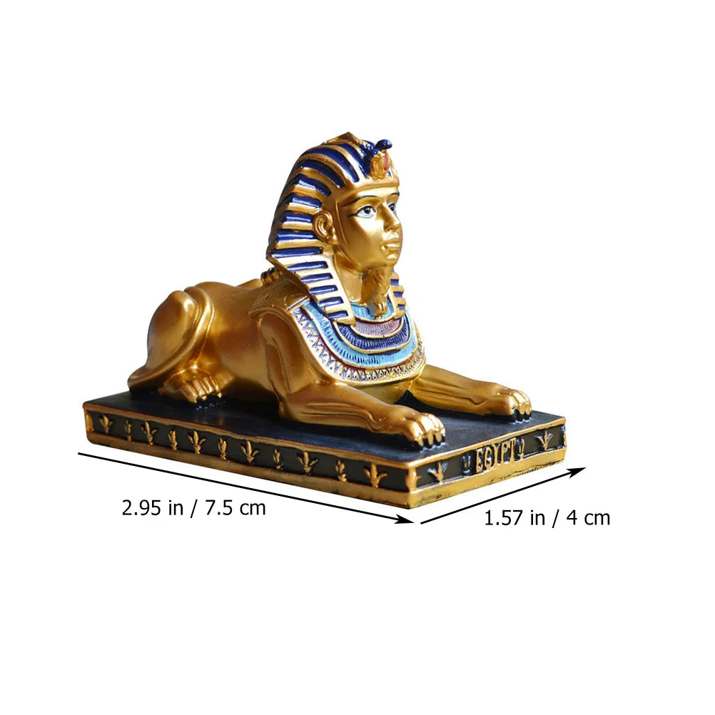 Egyptian Sphinx Statue Figurine Sculpture Decoration