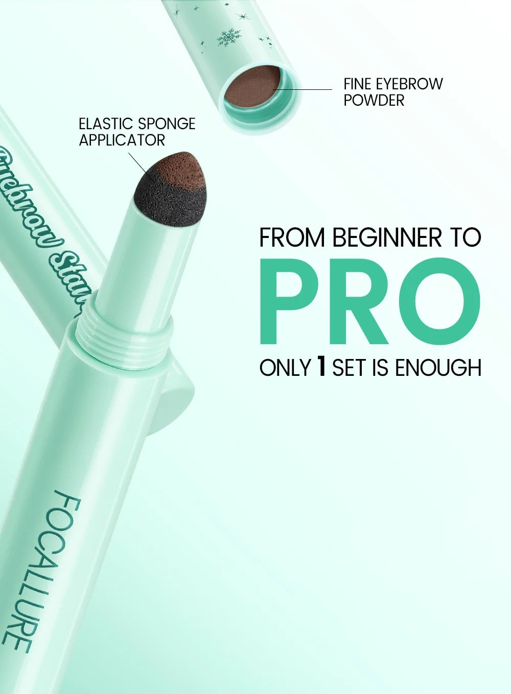 Waterproof Natural Eyebrow Powder Multi-use.