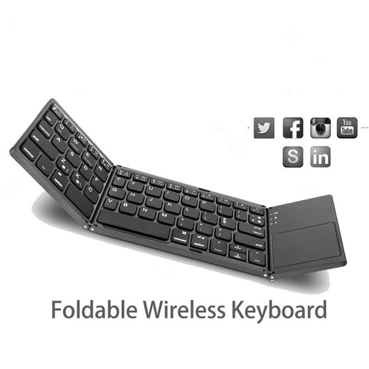 Foldable Wireless Keyboard Ultra Slim Touchpad.