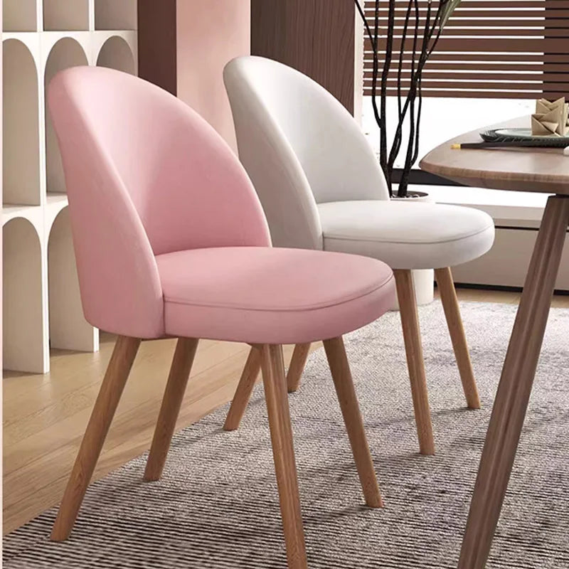 Kitchen European Dining Chairs Wood Modern Nordic Home Beautiful Dining Chairs Linen Luxury Sillas Comedor Garden Furniture Sets