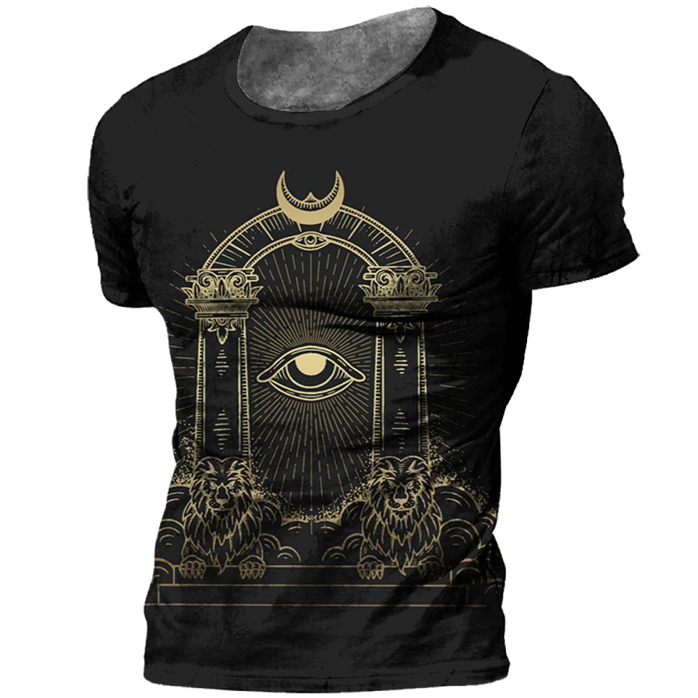 Ancient Egyptian Print 3D Men's And Women's Summer