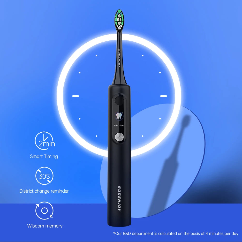 Sonic Electric Toothbrush Smart LCD Screen.