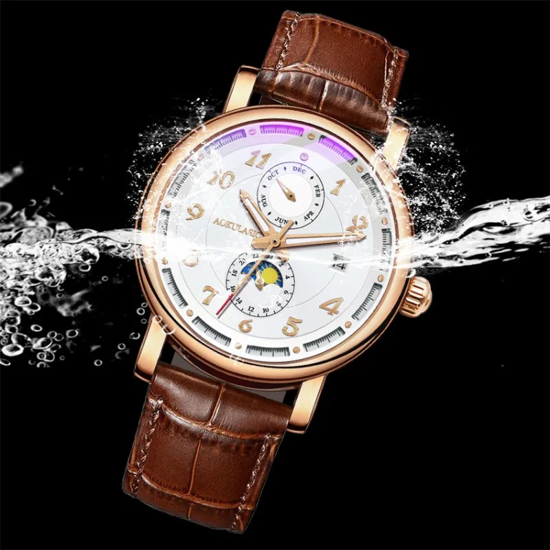 AOKULASIC Men Watches Top Brand Luxury.