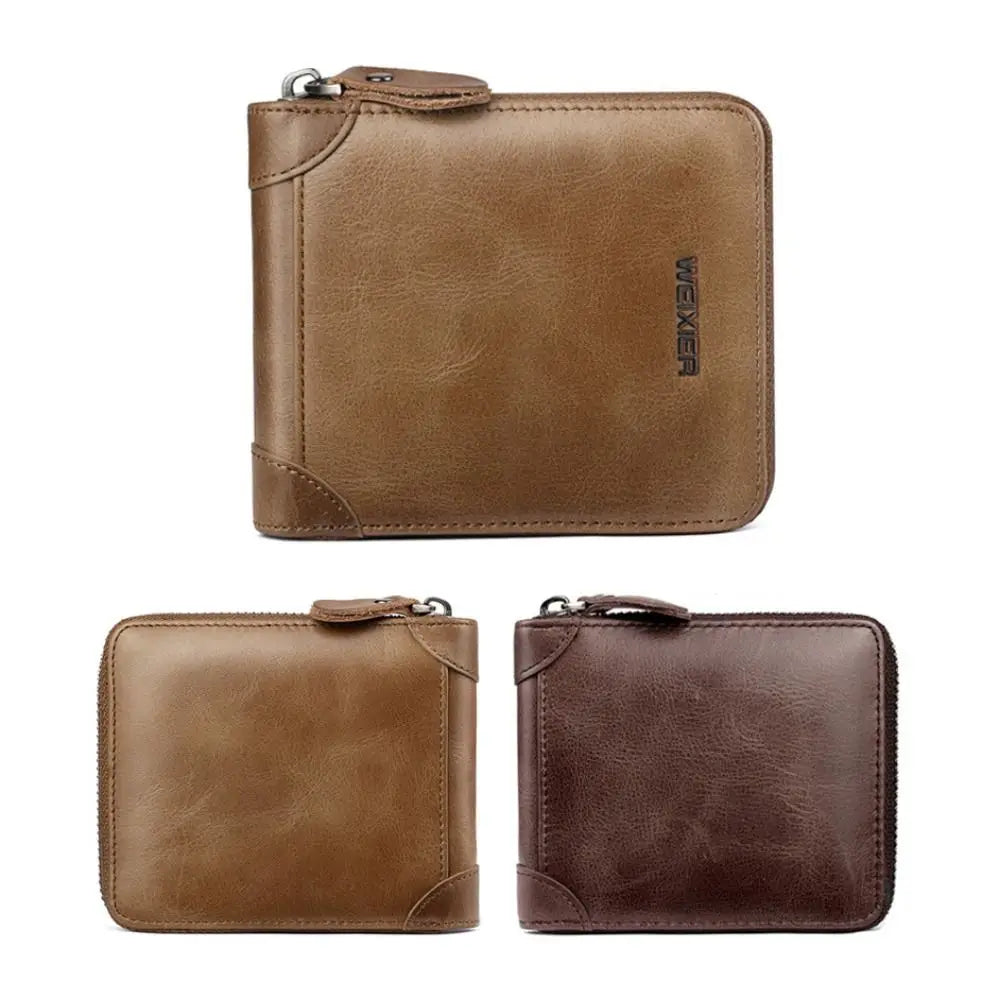 Vintage PU Leather Large Capacity Clutch Bag Men&